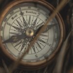 Photo Antique compass